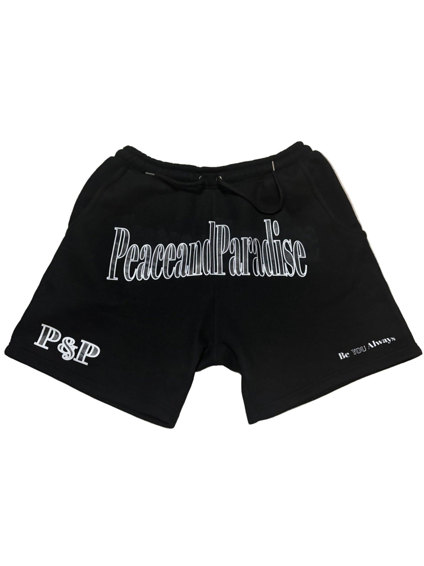 "BE YOU" SHORTS BLACK