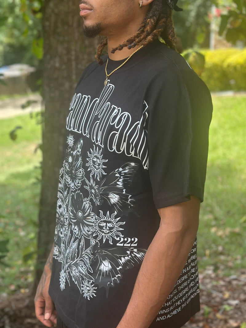 PEACE AND PARADISE "ESSENCE" OVERSIZED TEE