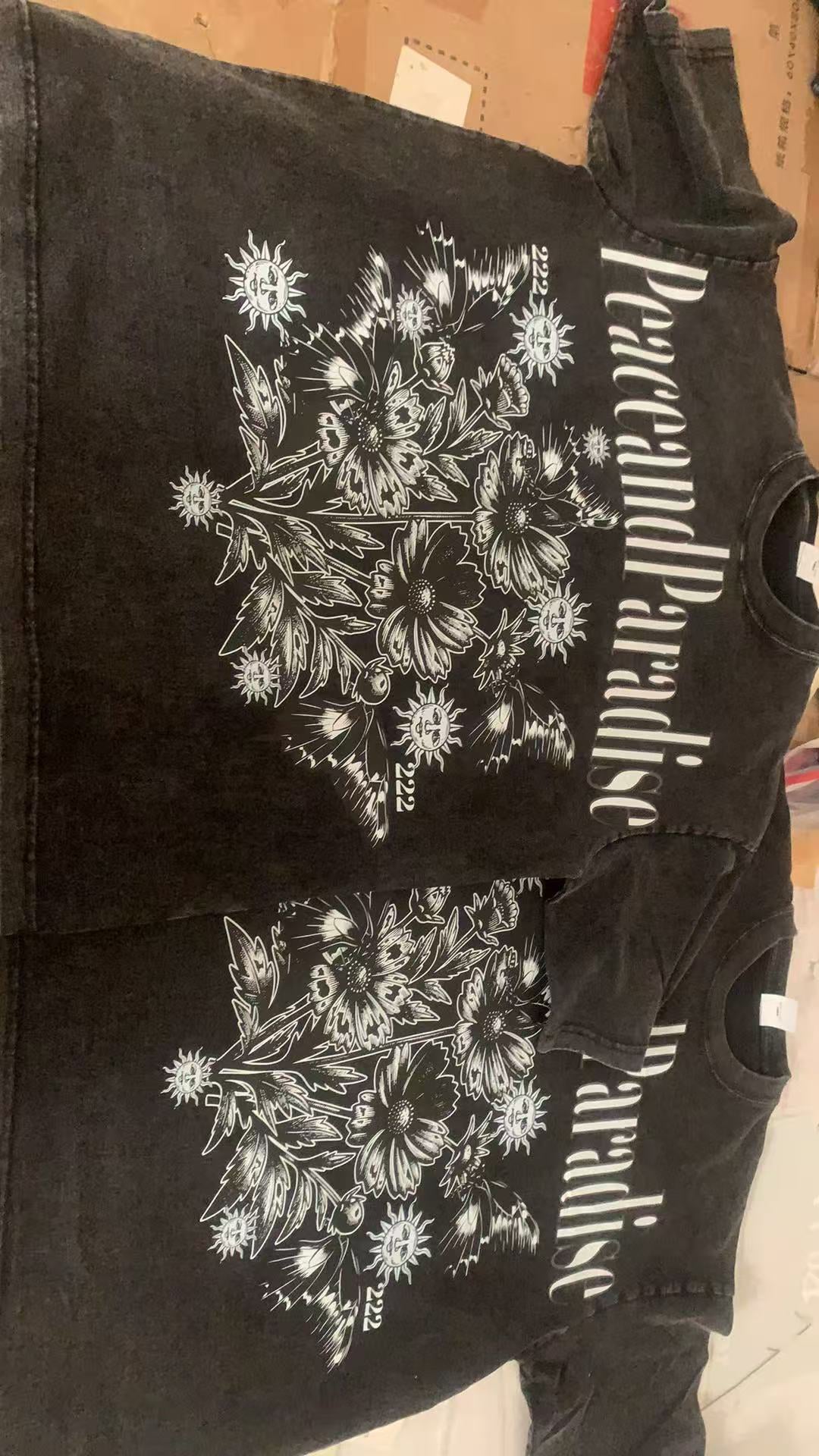 PEACE AND PARADISE "ESSENCE" OVERSIZED TEE