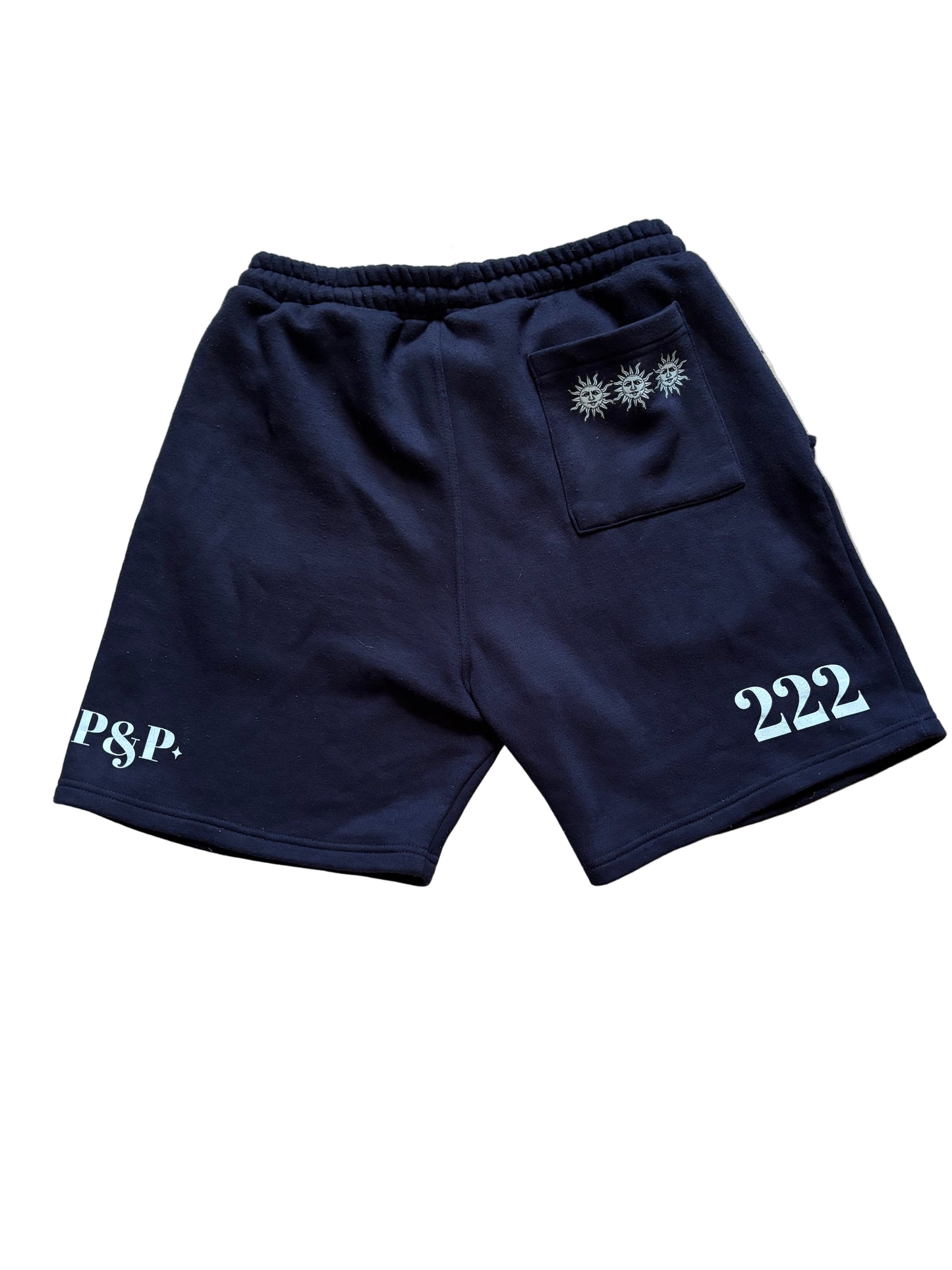 “BE YOU” SHORTS NAVY BLUE