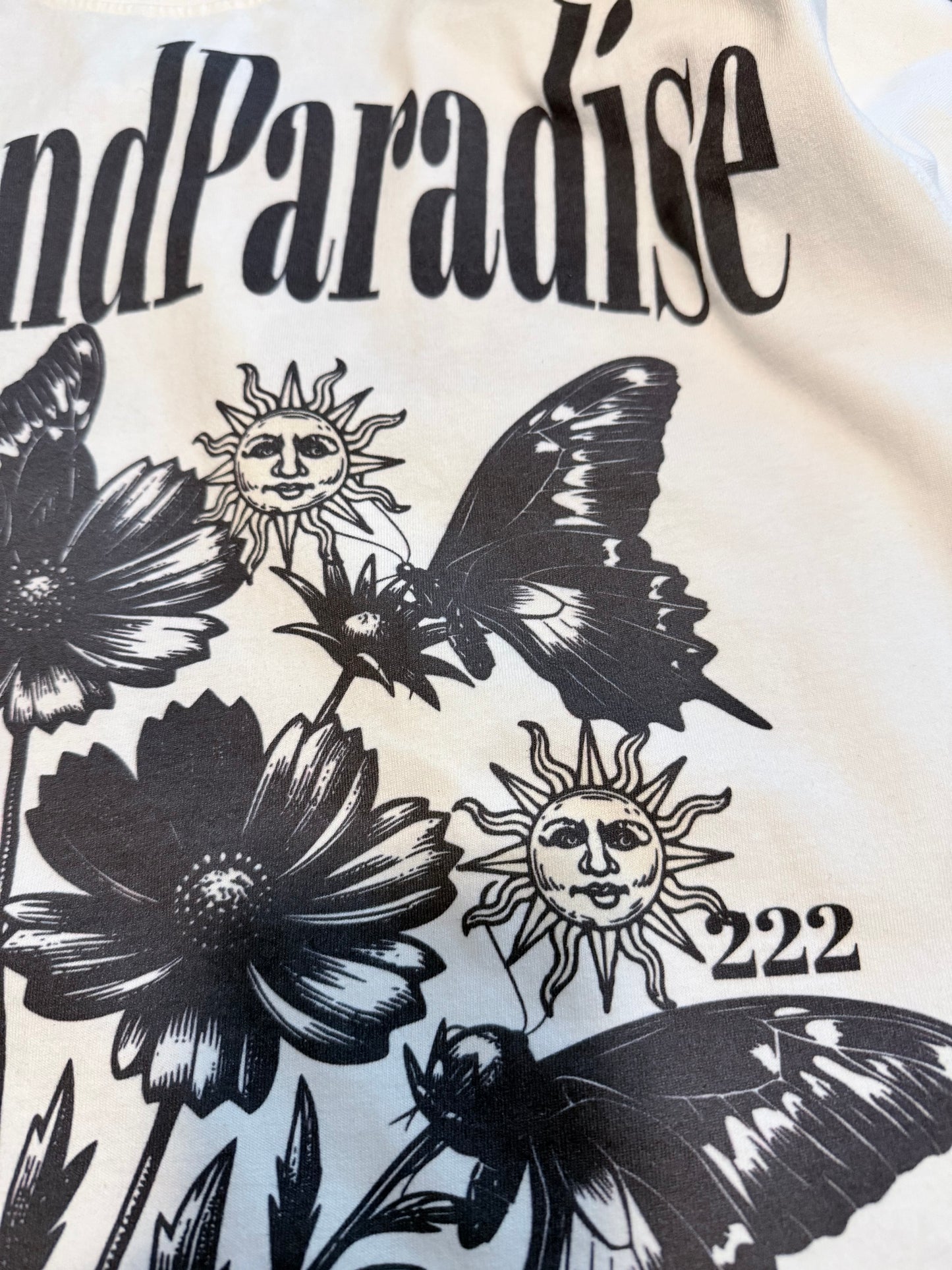 PEACE AND PARADISE "ESSENCE" OVERSIZED TEE